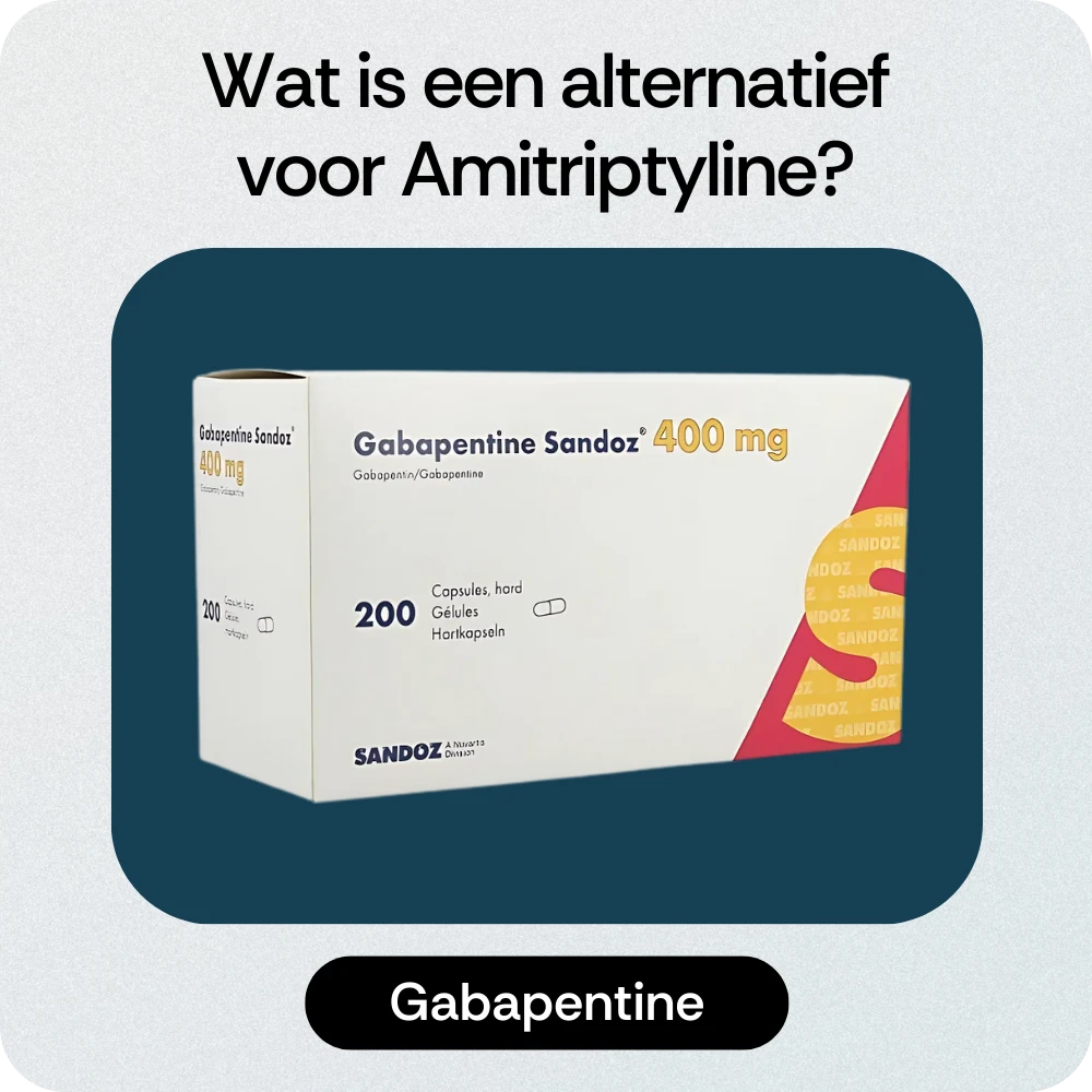 Alternatief Amitriptyline Gabapentine