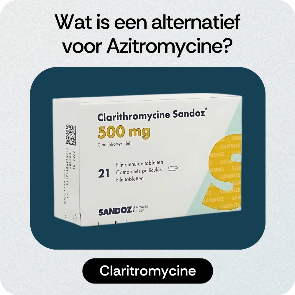 Alternatief Azitromycine Claritromycine
