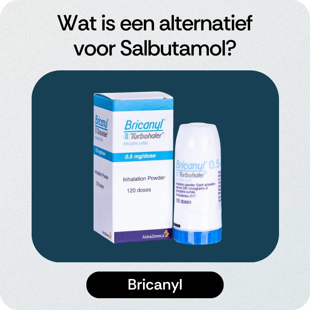 Alternatief Salbutamol Bricanyl