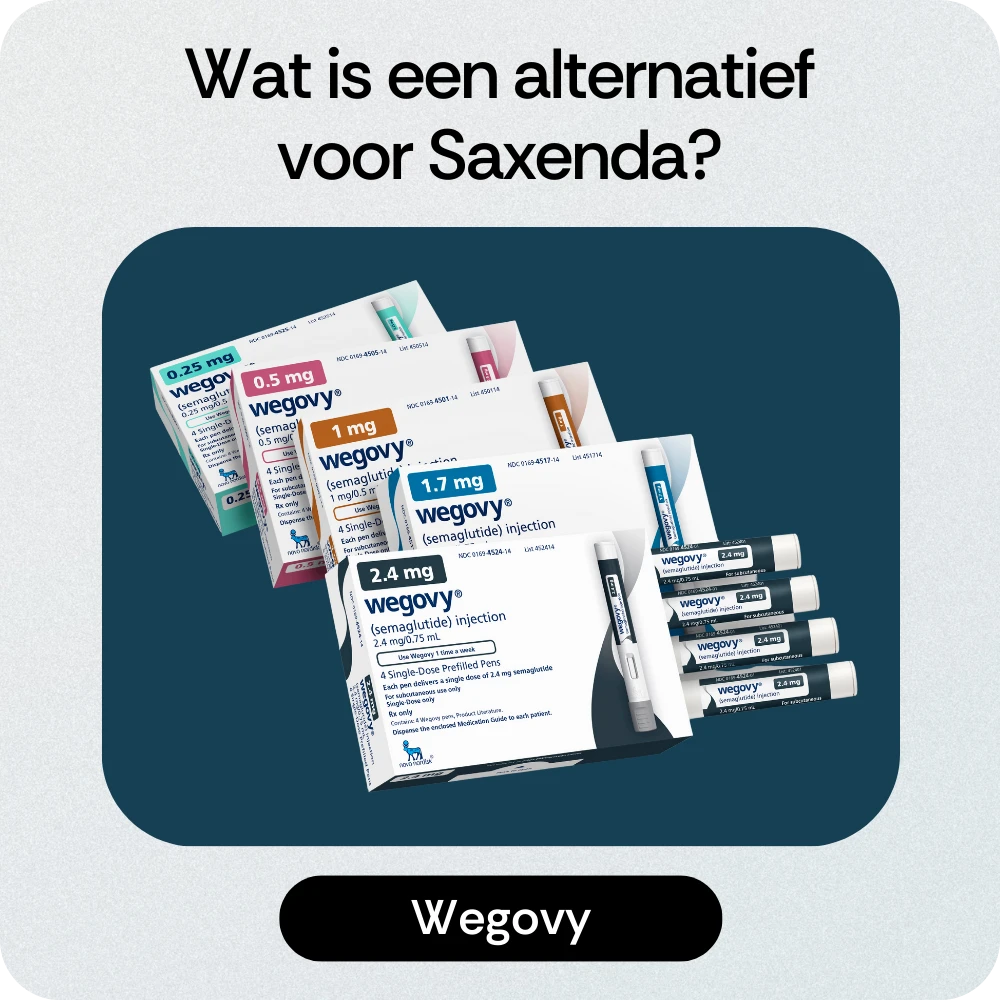 Alternatief Saxenda Wegovy