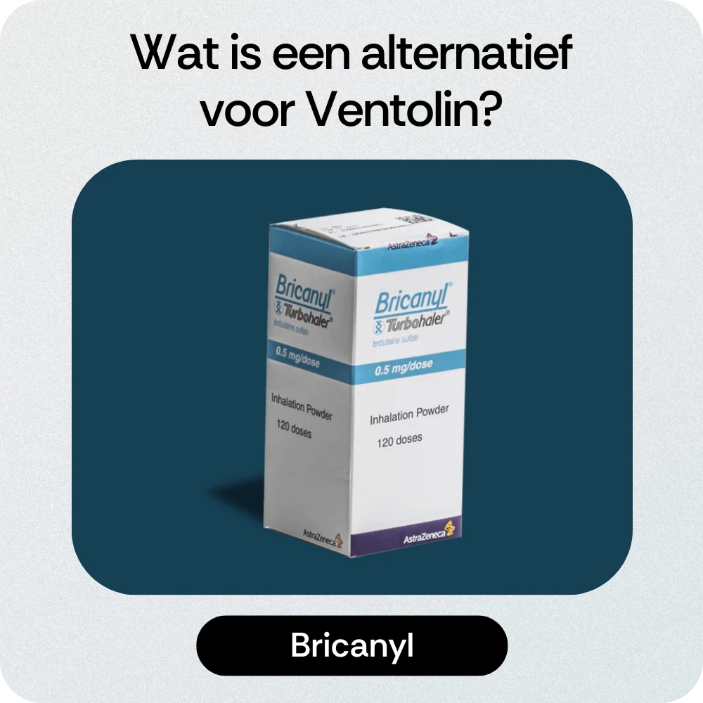 Alternatief Ventolin Bricanyl