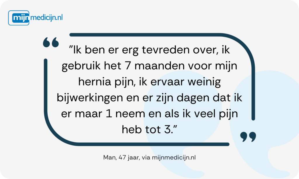 Ervaring Tramadol