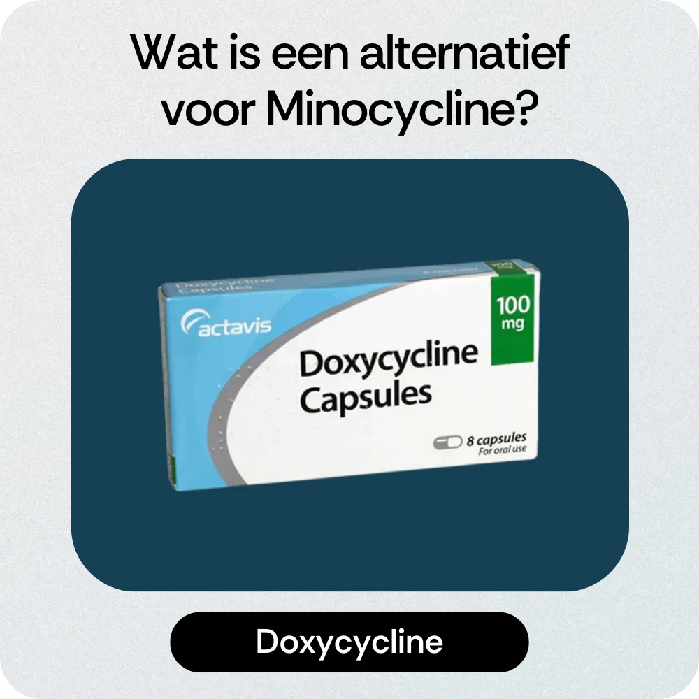 Alternatief Minocycline Doxycycline