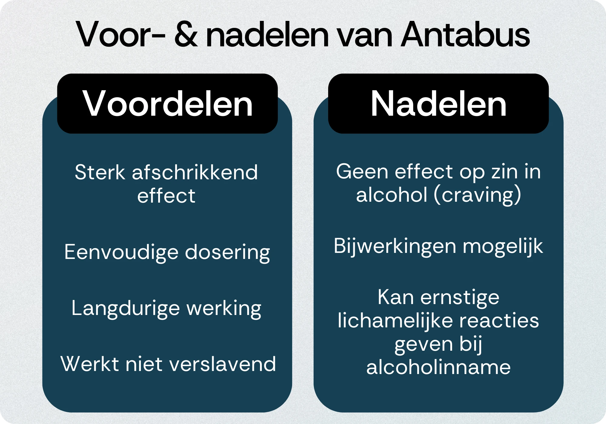 Antabus voordelen nadelen