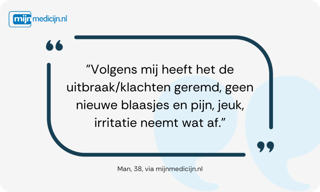 Ervaring Valaciclovir