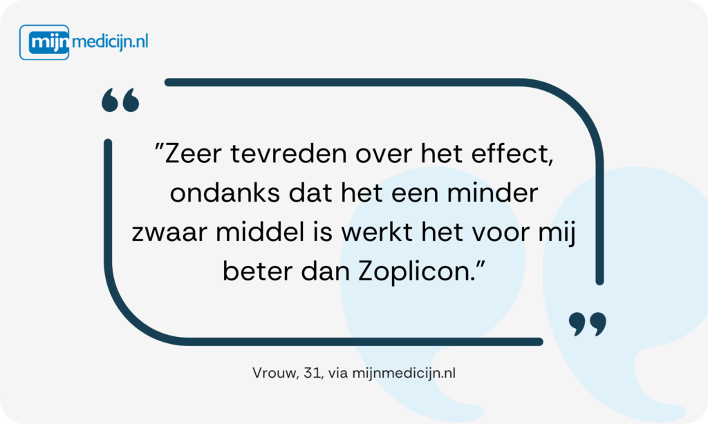 Ervaring Zolpidem