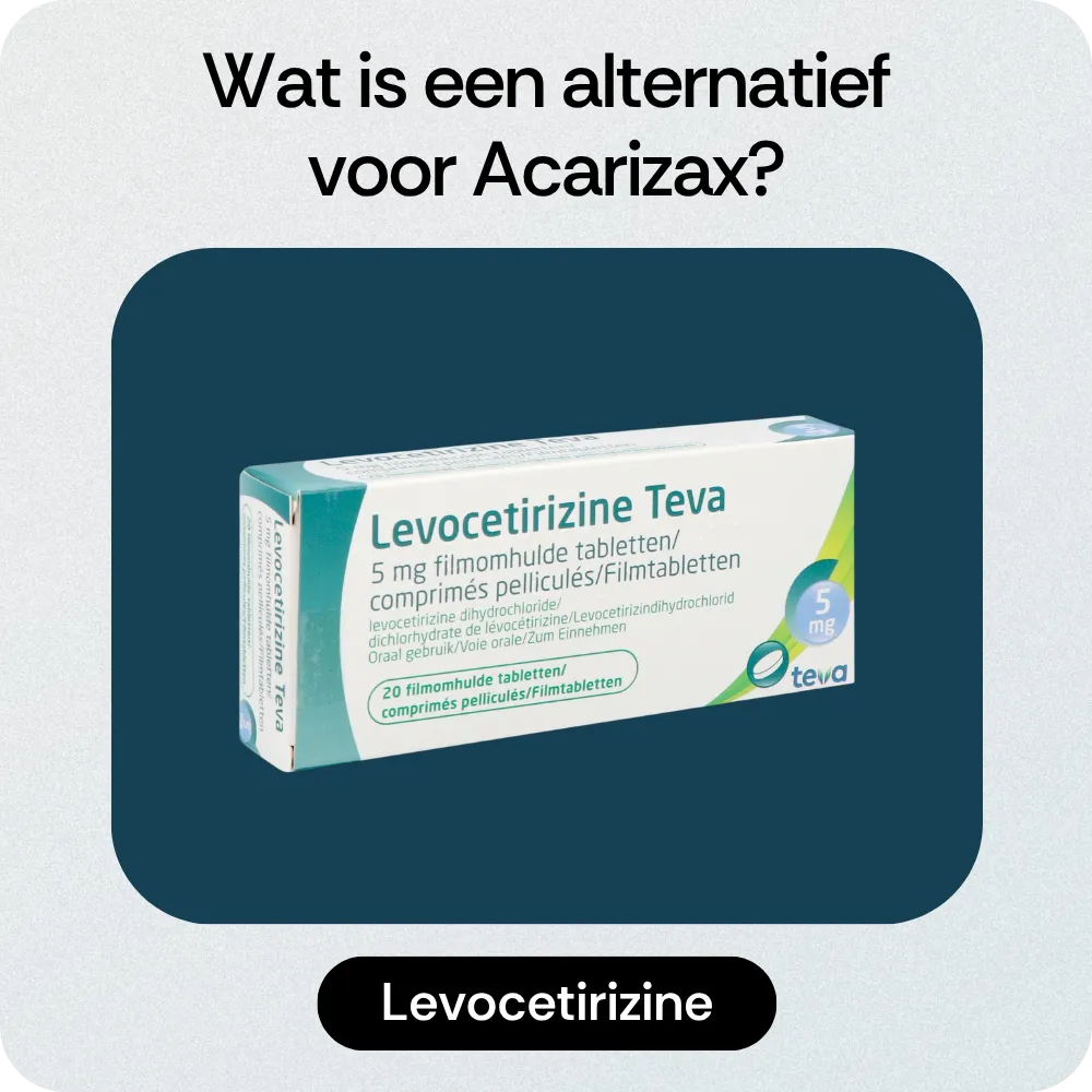 Alternatief Acarizax Levocetirizine