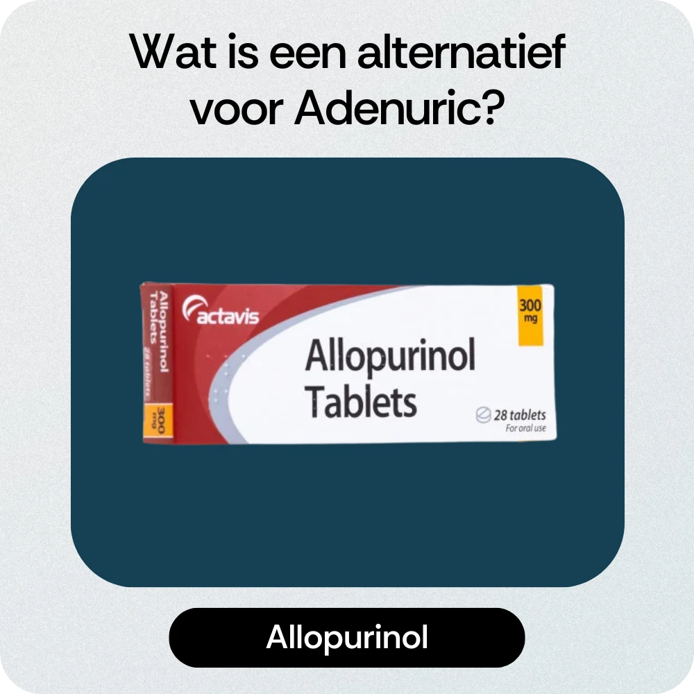 Alternatief Adenuric Allopurinol