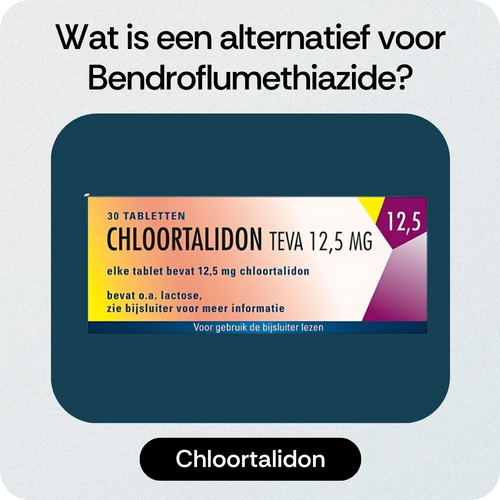 Alternatief Bendroflumethiazide Chloortalidon