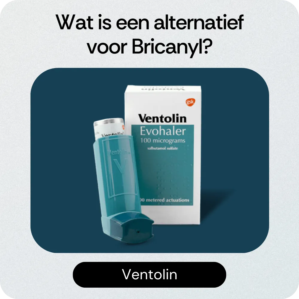 Alternatief Bricanyl Ventolin