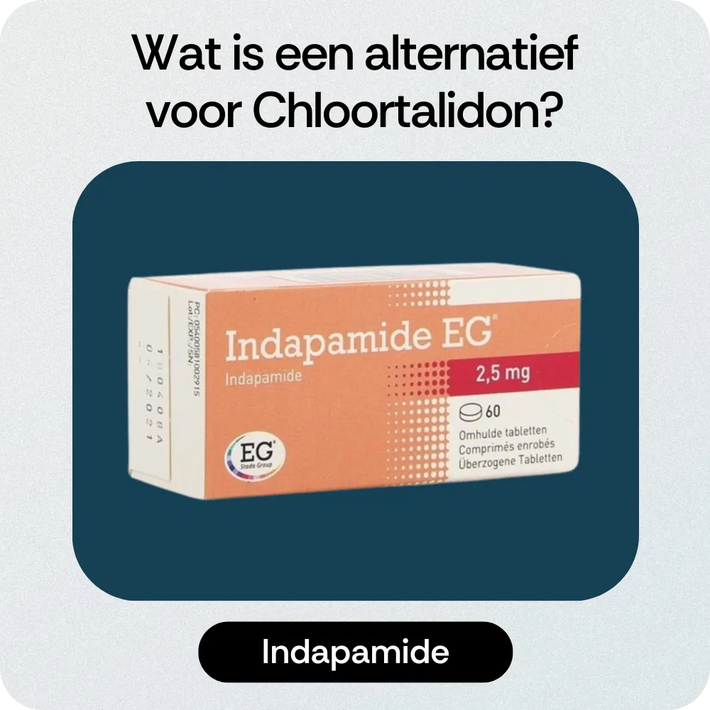 Alternatief Chloortalidon Indapamide