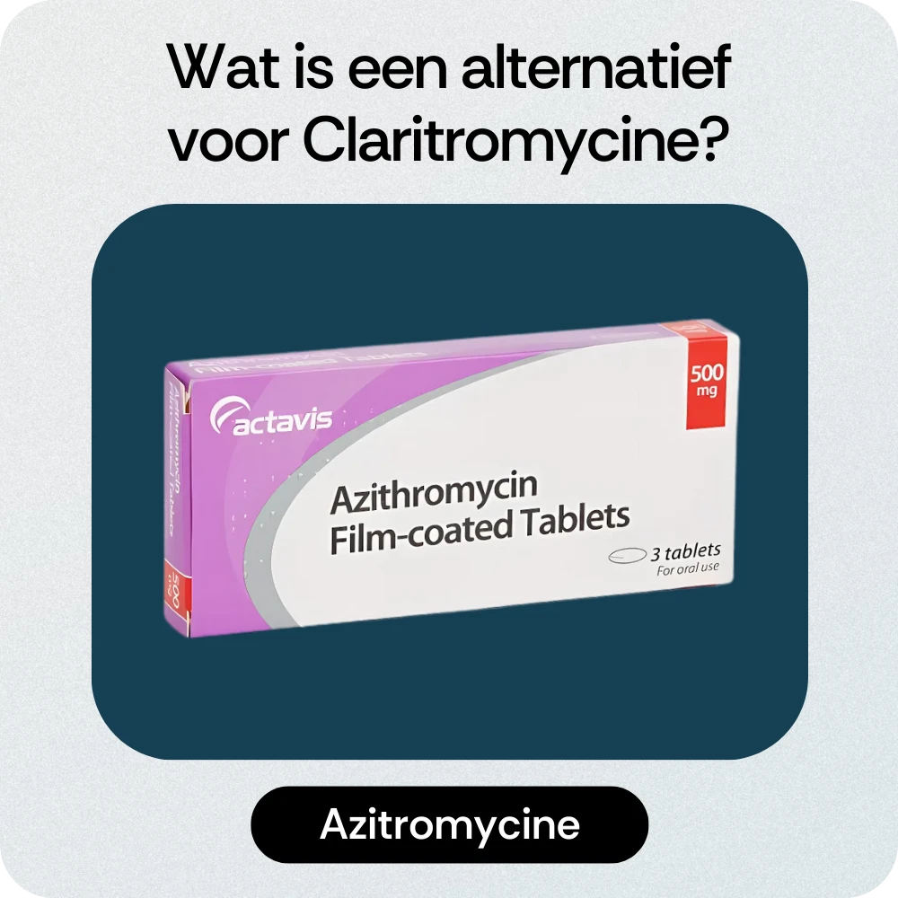 Alternatief Claritromycine Azitromycine