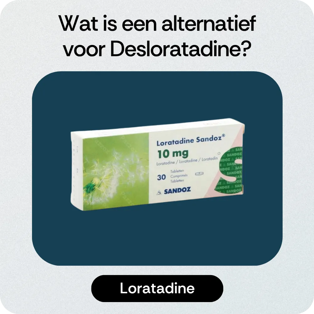 Alternatief Desloratadine Loratadine
