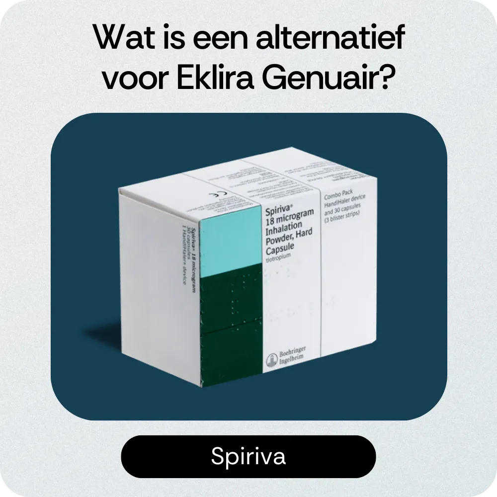 Alternatief Eklira Genuair Spiriva