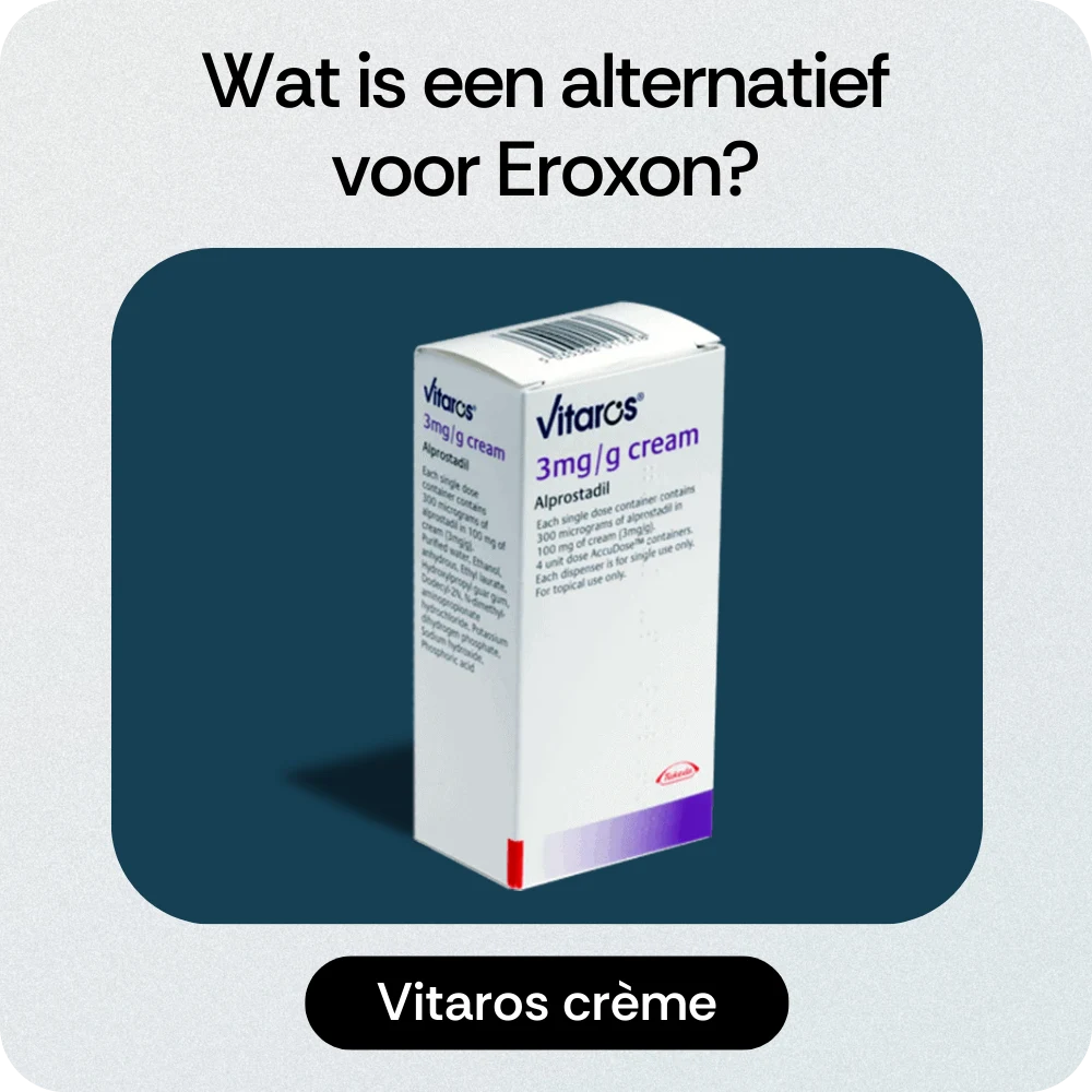 Alternatief Eroxon Vitaros crème