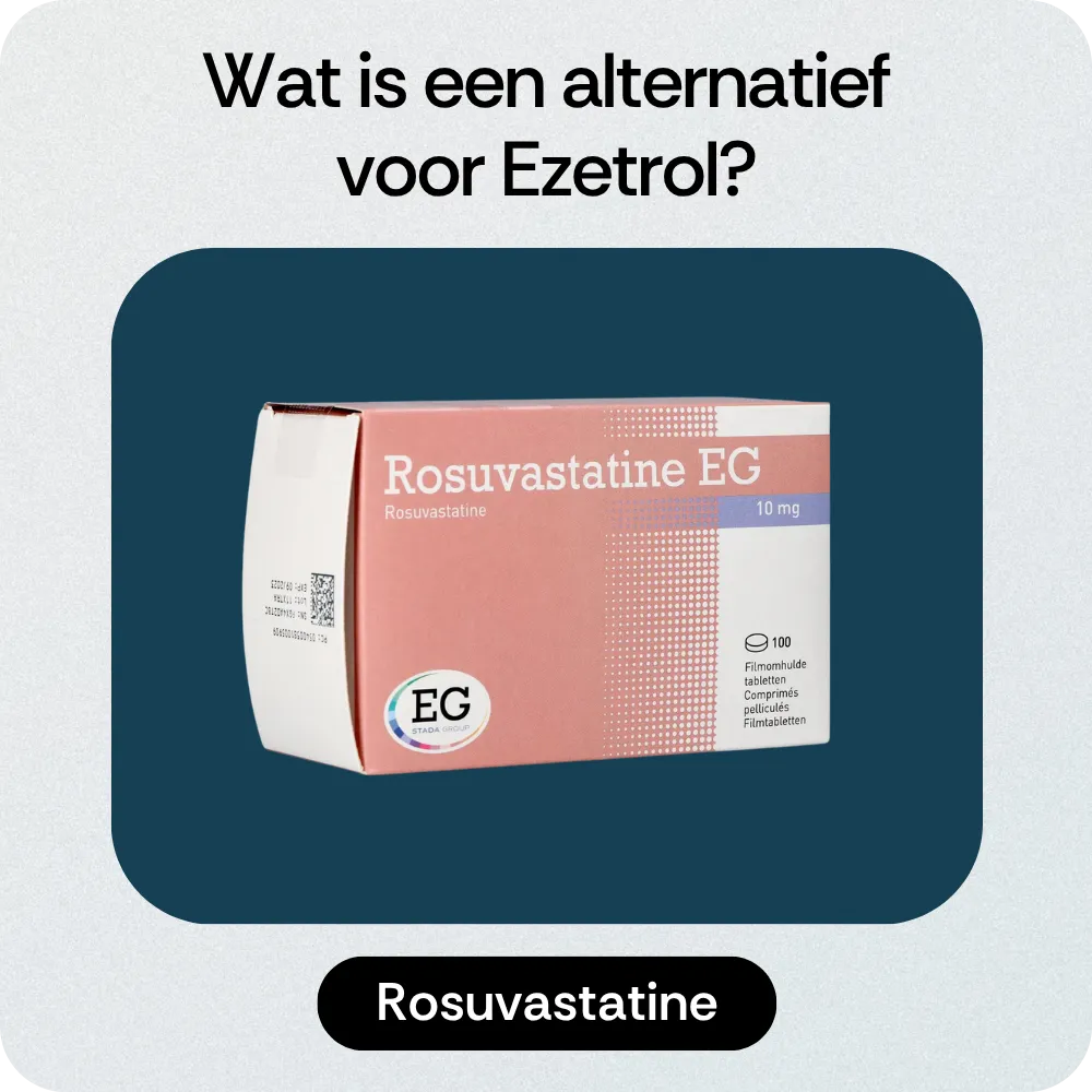 Alternatief Ezetrol Rosuvastatine