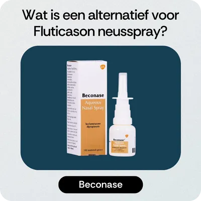 Alternatief Fluticason neusspray Beconase