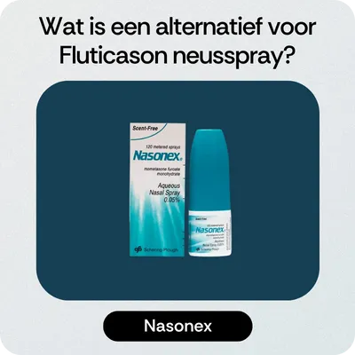 Alternatief Fluticason neusspray Nasonex