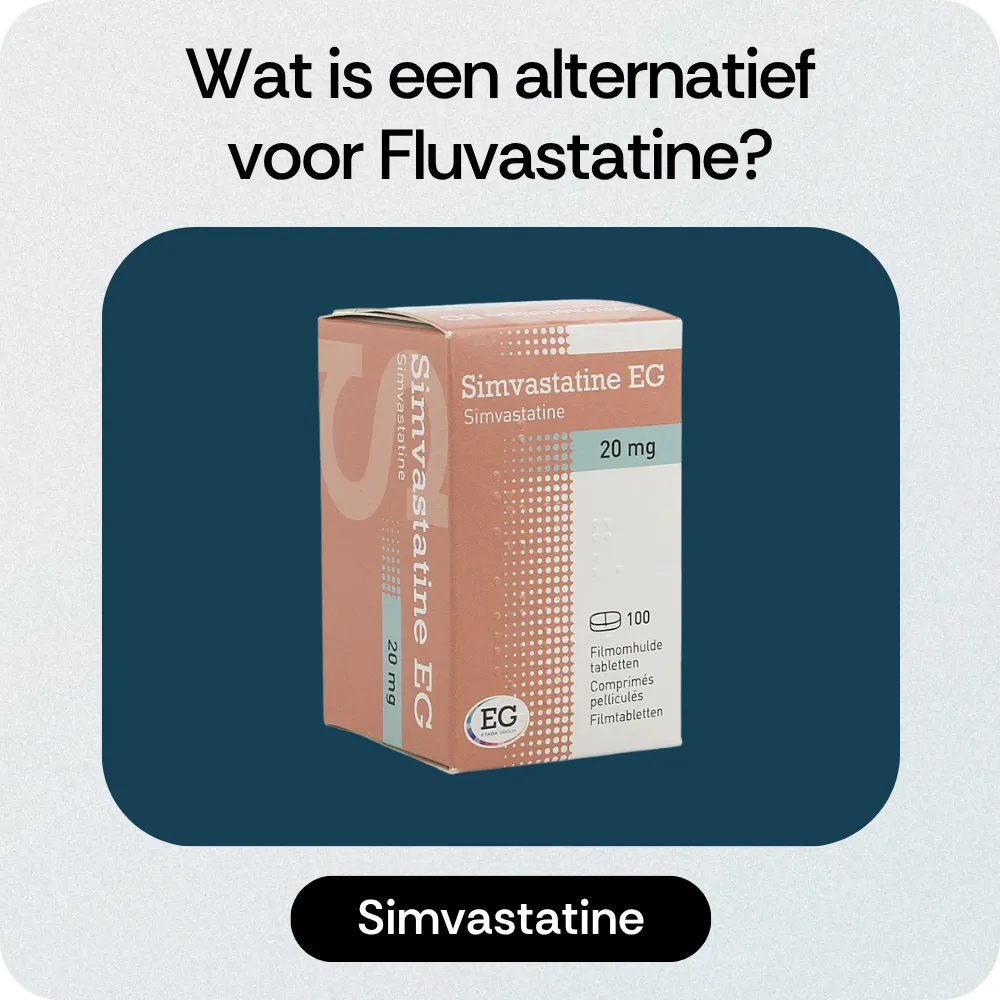 Alternatief Fluvastatine Simvastatine