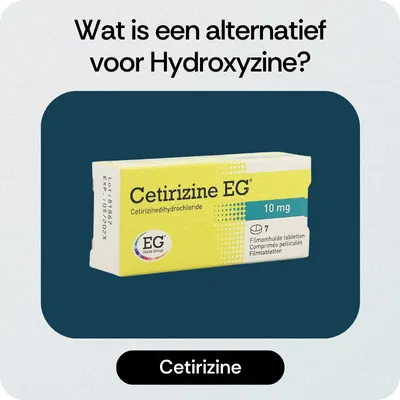 Alternatief Hydroxyzine Cetirizine
