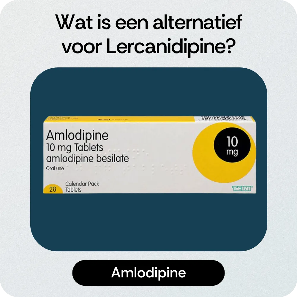Alternatief Lercanidipine Amlodipine
