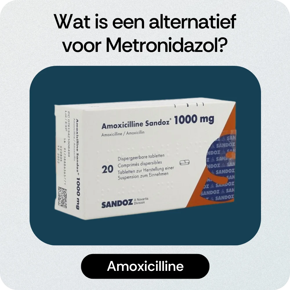 Alternatief Metronidazol Amoxicilline