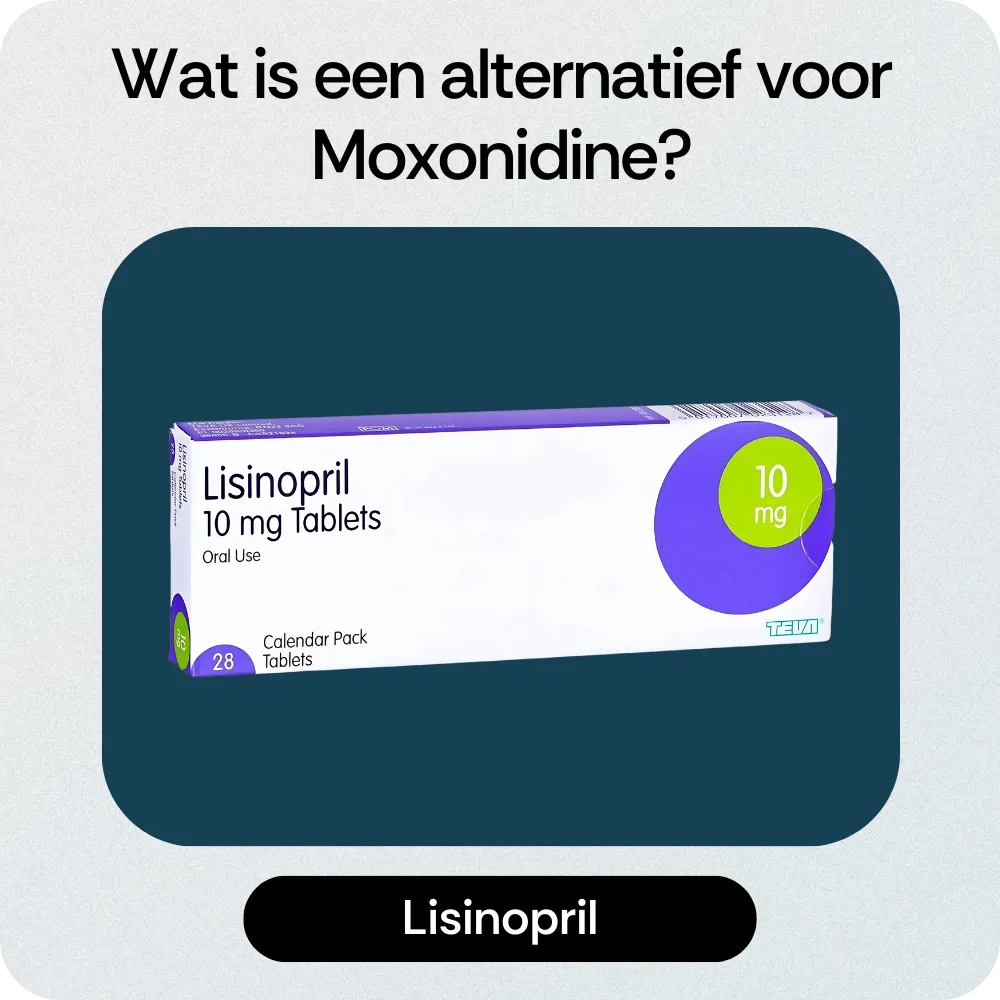 Alternatief Moxonidine lisinopril