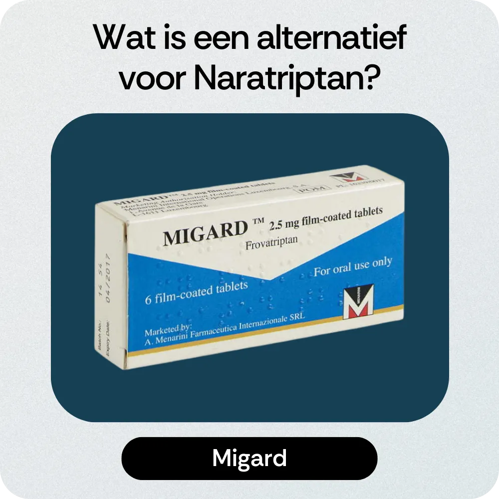 Alternatief Naratriptan Migard
