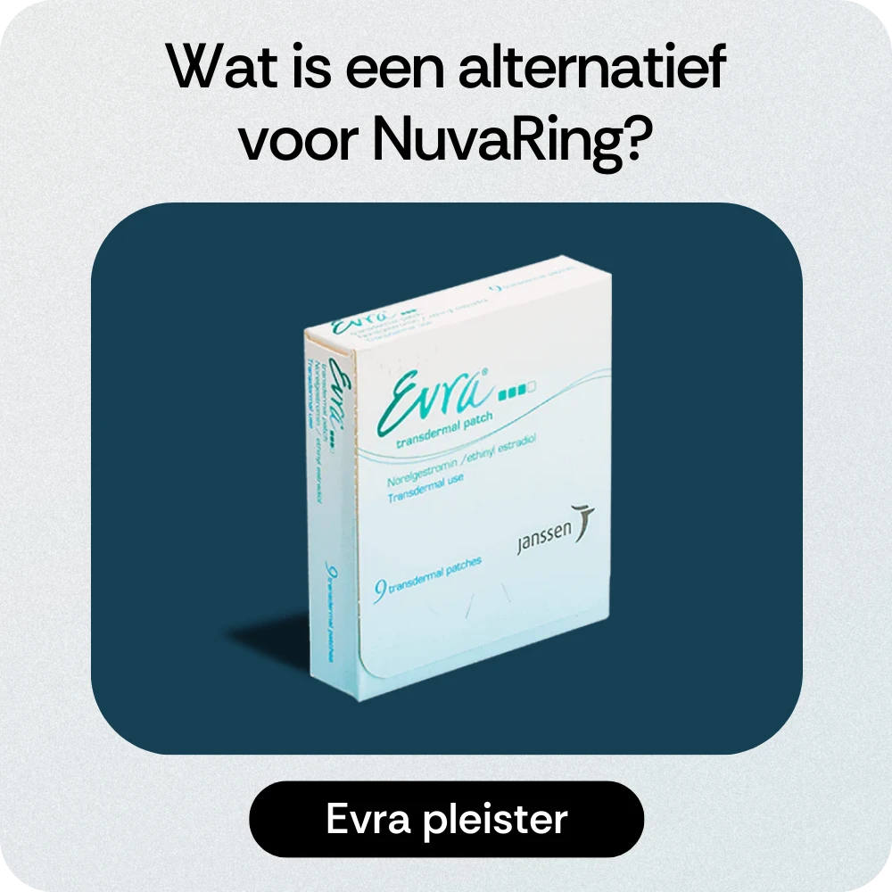 Alternatief NuvaRing Evra pleister