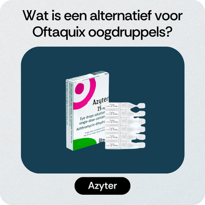 Alternatief Oftaquix oogdruppels