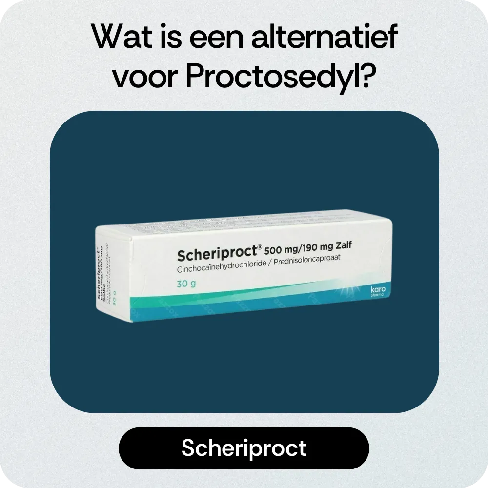 Alternatief Proctosedyl Scheriproct