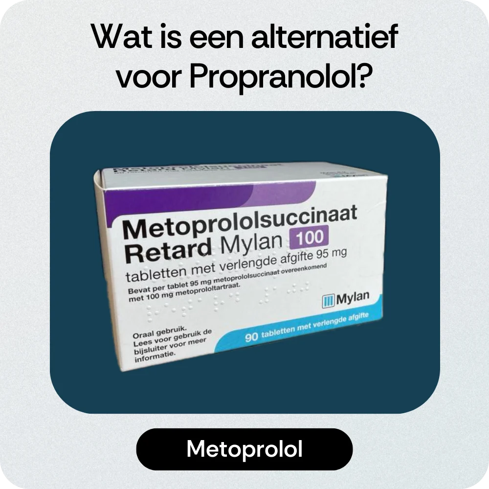 Alternatief Propranolol Metoprolol