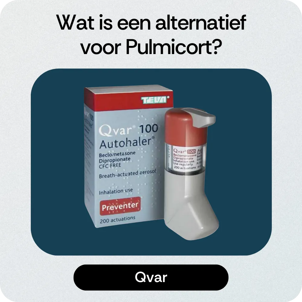 Alternatief Pulmicort Qvar