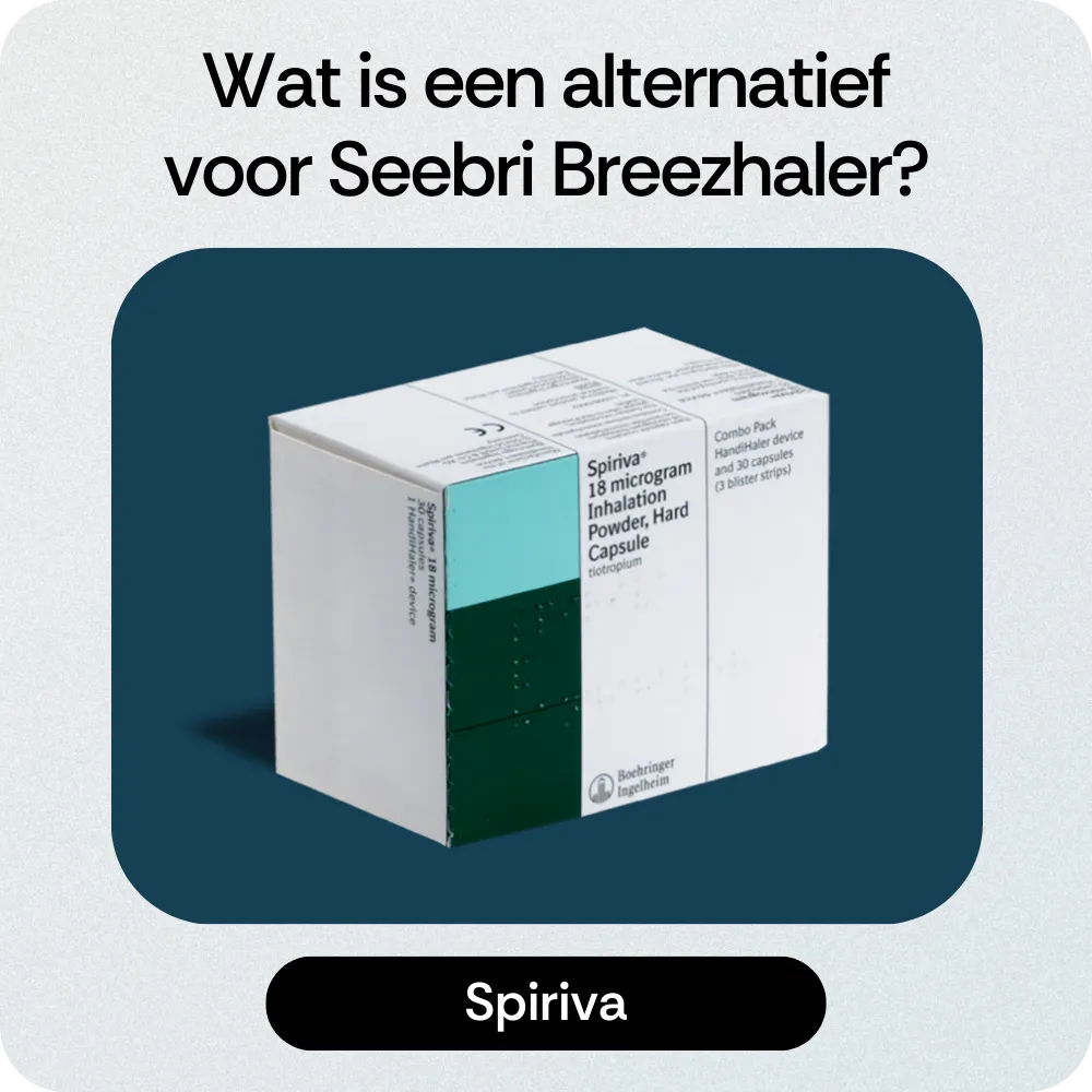 Alternatief Seebri Breezhaler Spiriva