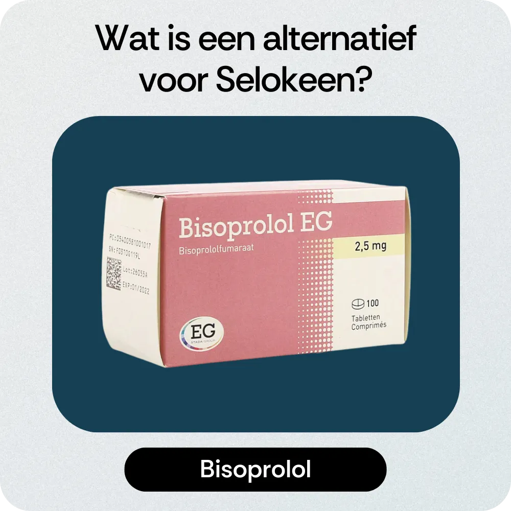 Alternatief Selokeen Bisoprolol