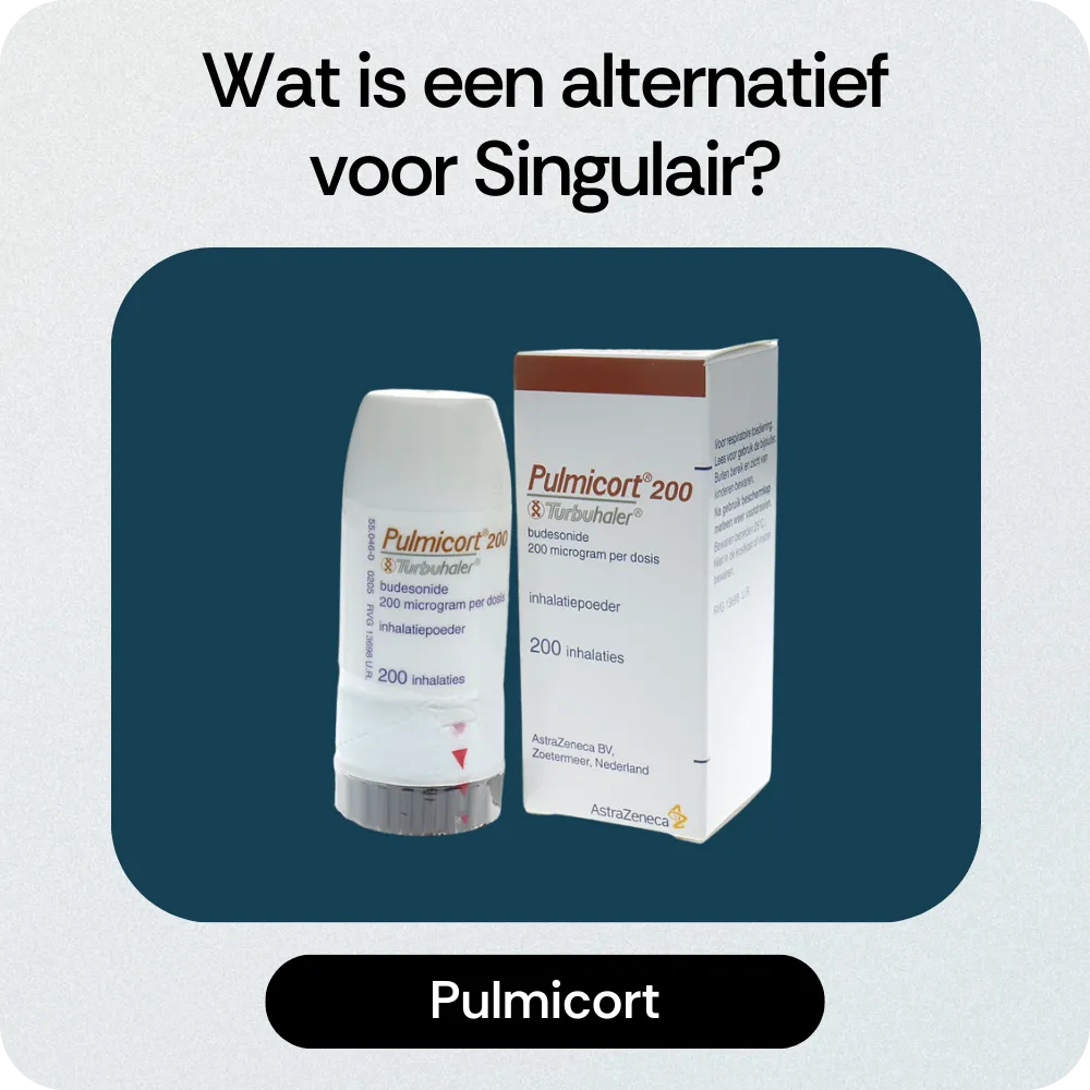 Alternatief Singulair Pulmicort