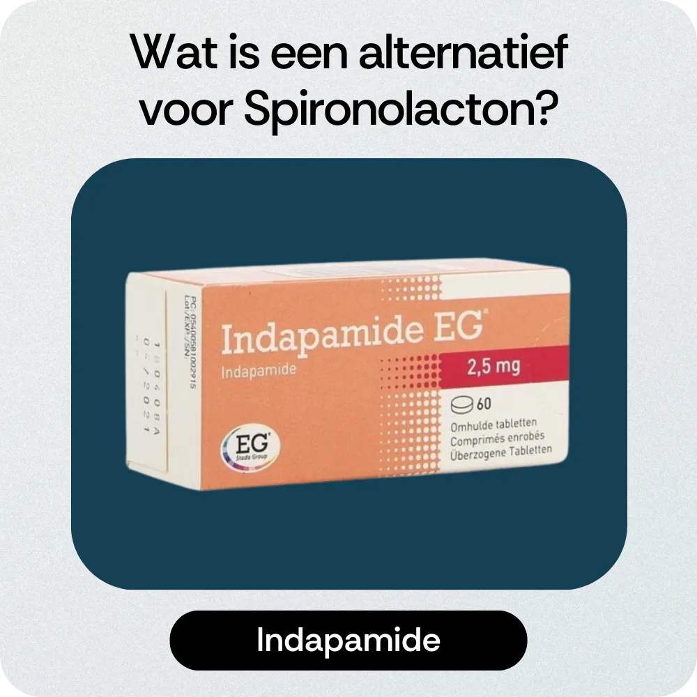 Alternatief Spironolacton Indapamide