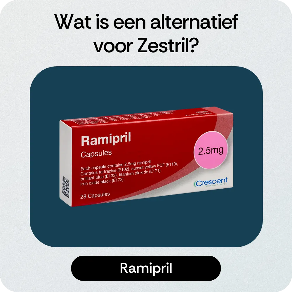 Alternatief Zestril Ramipril