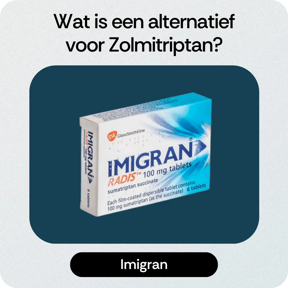 Alternatief Zolmitriptan Imigran