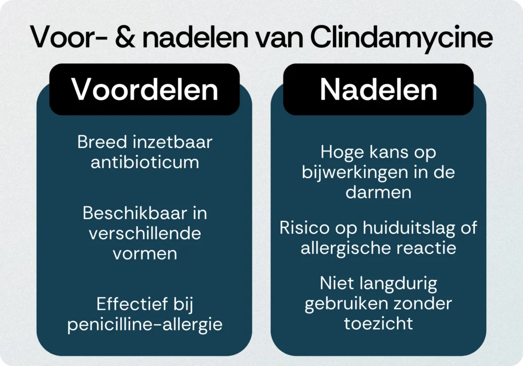 Clindamycine voordelen nadelen