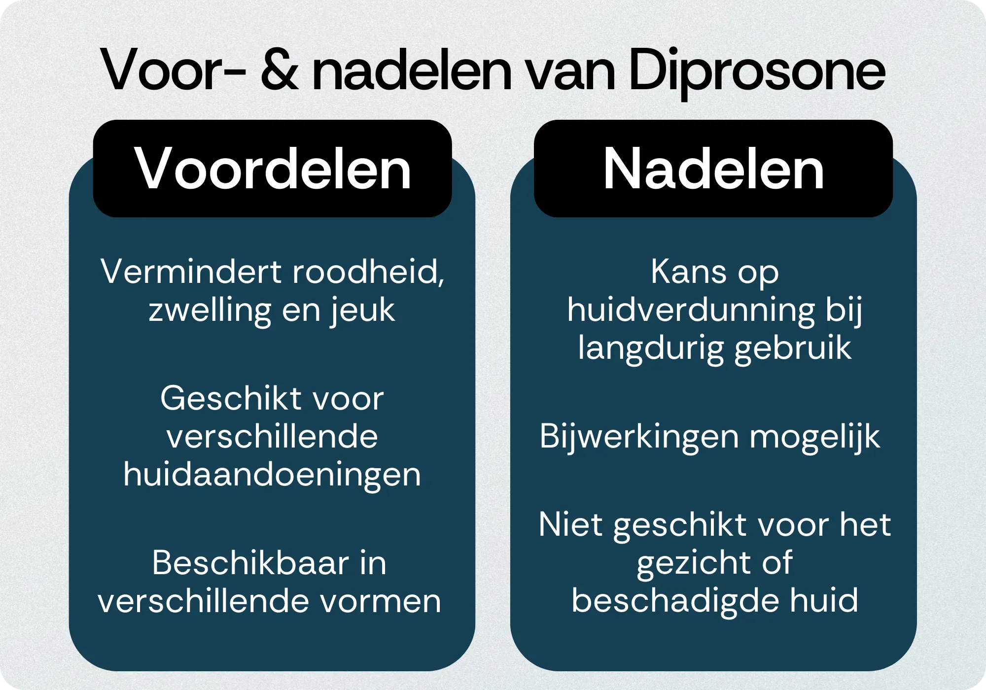 Diprosone voordelen nadelen