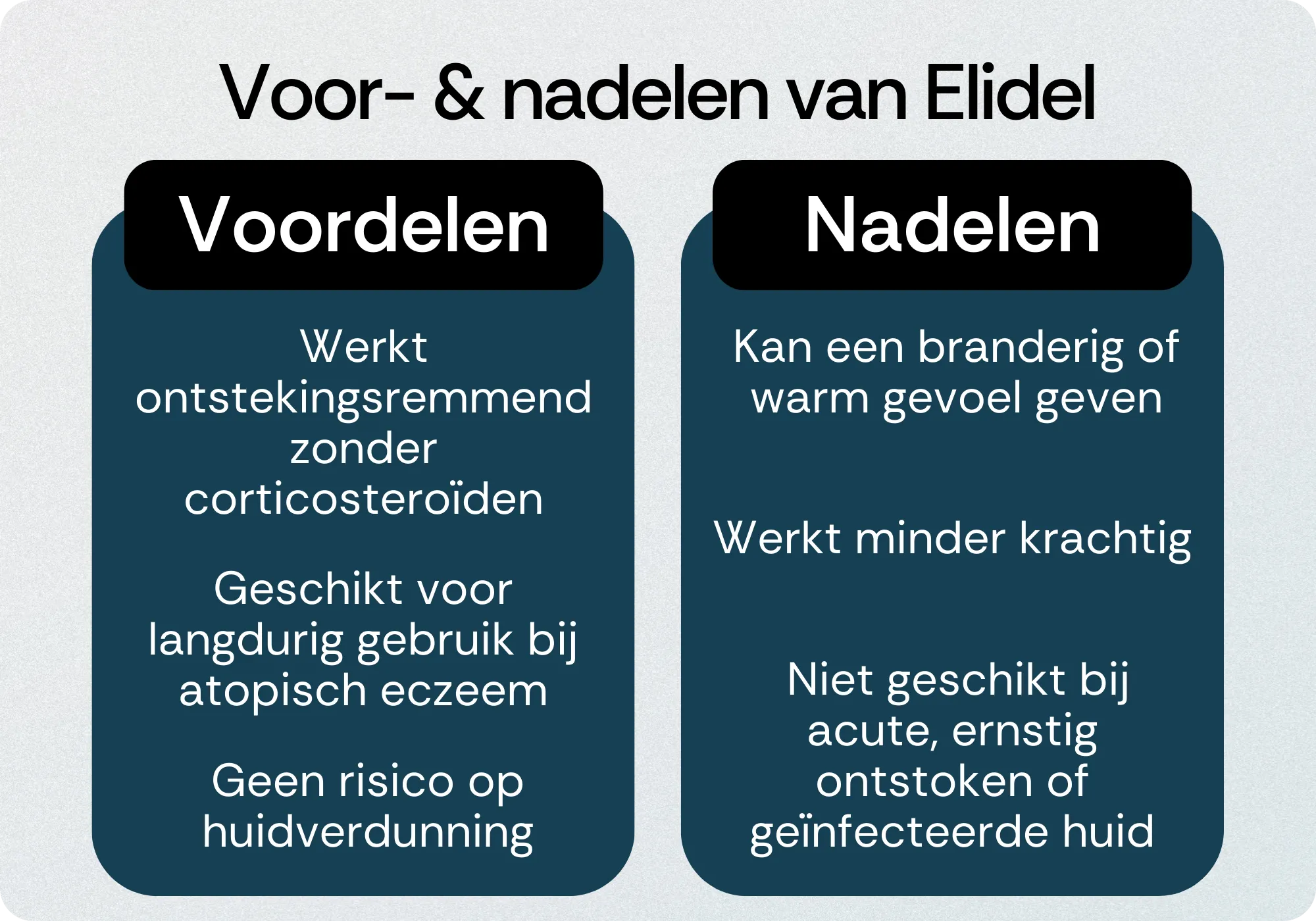Elidel voordelen nadelen