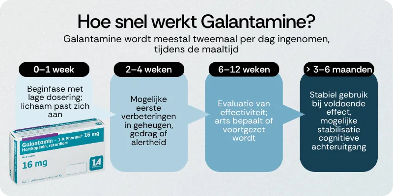 Hoe snel werkt Galantamine