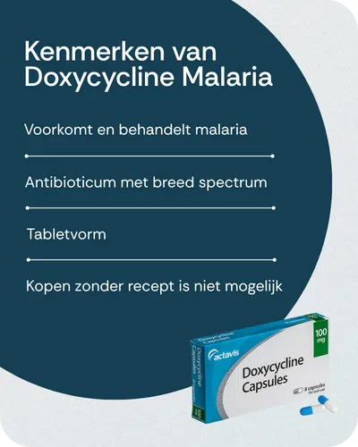Kenmerken van Doxycycline Malaria