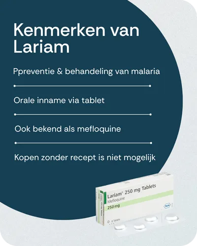Kenmerken van Lariam