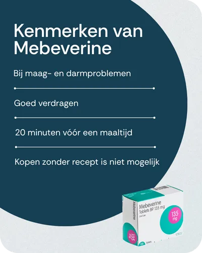Kenmerken van Mebeverine