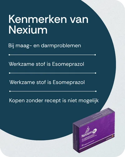 Kenmerken van Nexium