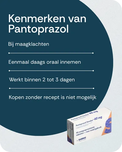 Kenmerken van Pantoprazol