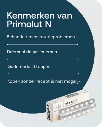 Kenmerken van Primolut N
