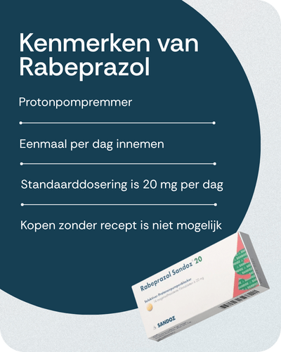 Kenmerken van Rabeprazol
